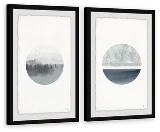 Two Views Diptych, Set of 2, 20x30 Panels