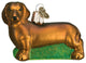 Old World Christmas Hanging Glass Ornament, Dachshund