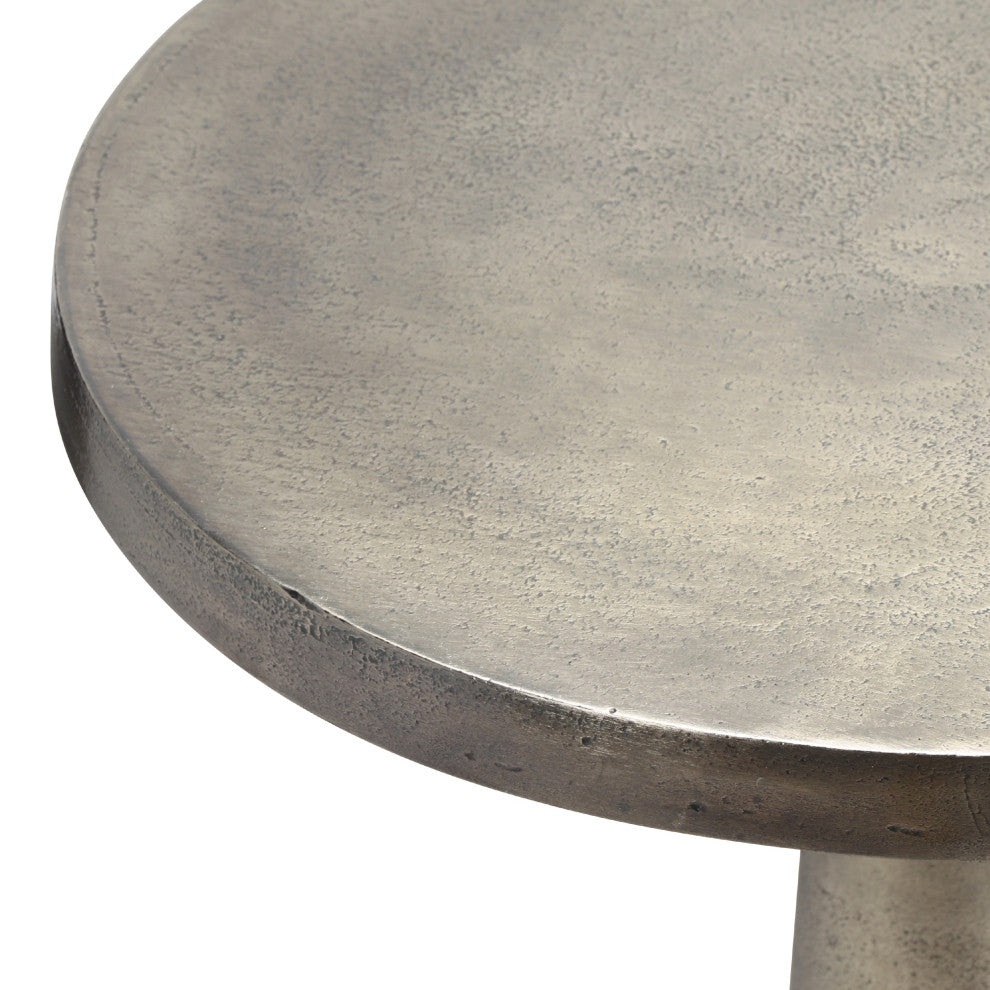Elements Clark End Table Antique Nickel