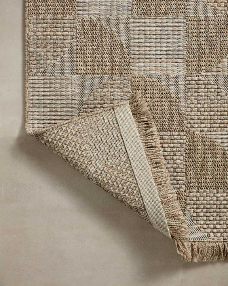 Loloi II Dawn Natural 18" x 18" Sample Rug