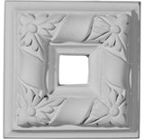 4"W x 4"H Kendall Rosette (Can be used with Kendall Panel Moulding)