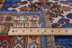 6' Square Super Kazak Handmade Rug Q9558