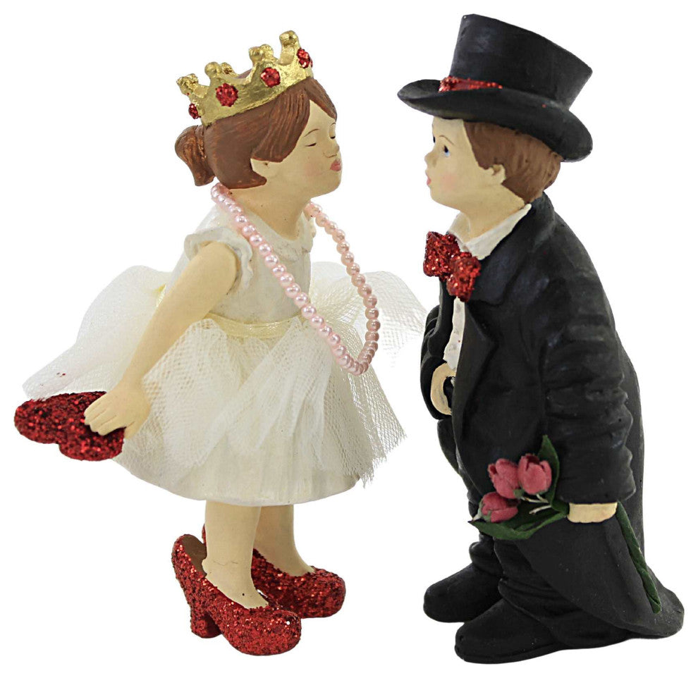 Bethany Lowe Kiss Set/2 Valentine Romance Bride Groom