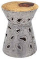 Dimond Home 162-024 Amoeba Aluminum Stool