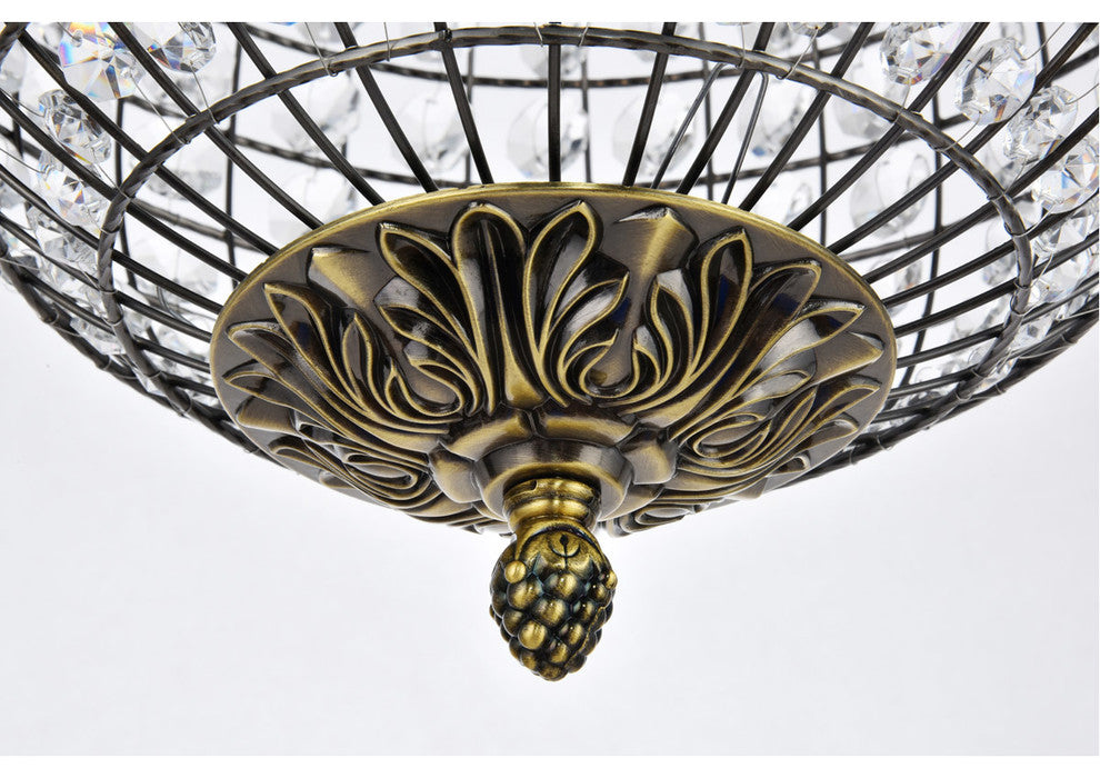 Earlene 1-Light 12" Antique Bronze Pendant