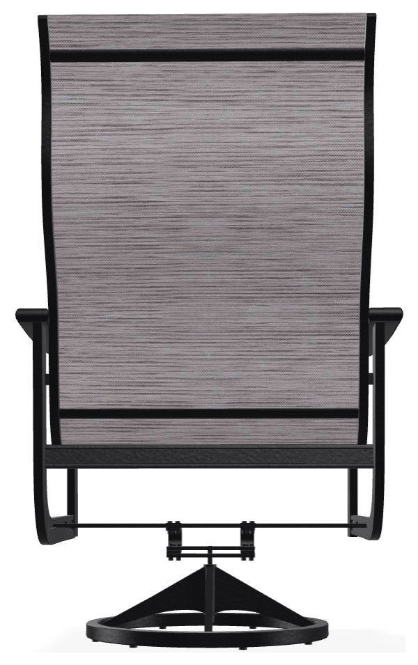 St. Catherine Sling Outdoor Supreme Swivel Rocker, Fossil/Black