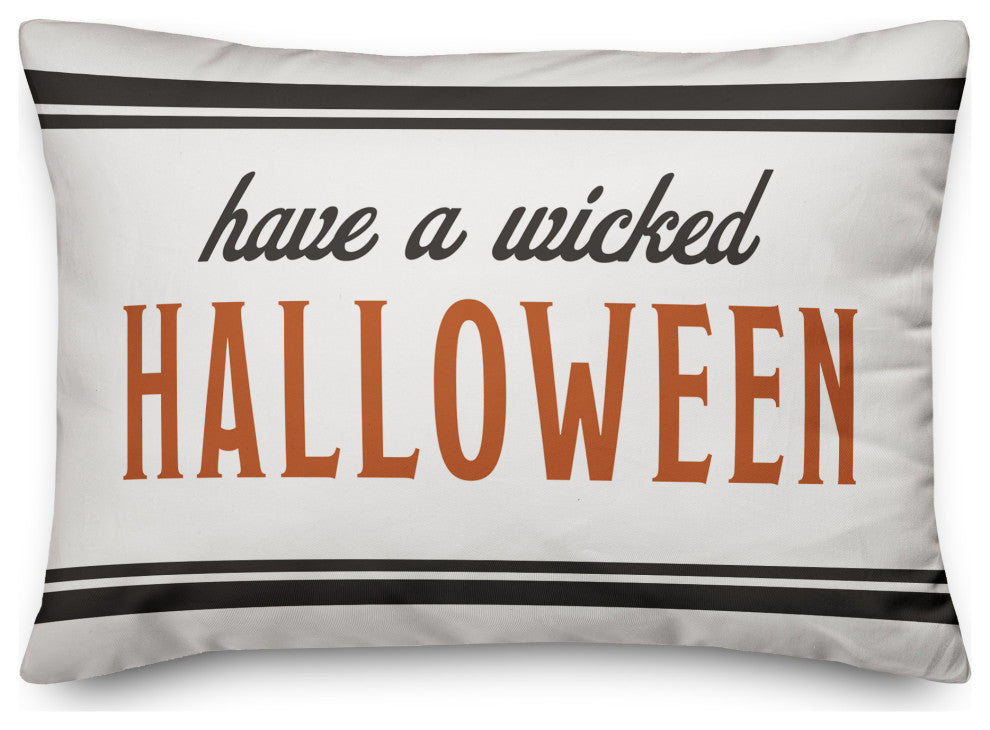 A Wicked Halloween 14x20 Spun Poly Pillow