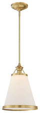 Ashmont Pendant, Warm Brass