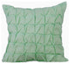 Green Decorative Pillow Covers 22"x22" Cotton, Tender Mint