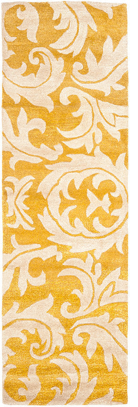 Safavieh Soho Soh841A Floral Rug, Gold/Ivory, 8'3"x11'0"