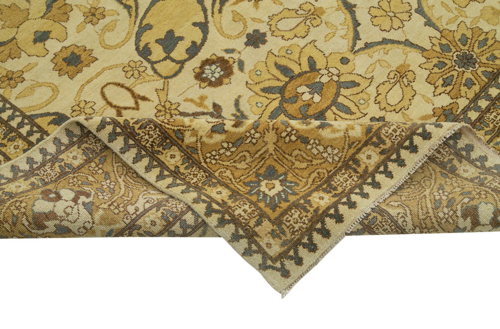 Rug N Carpet - Handwoven Oriental 9' 10" x 14' 1" Soft Oushak Area Rug