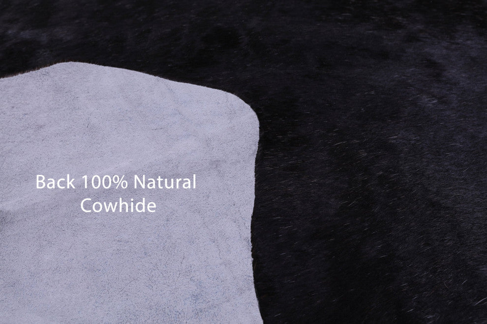 6' 8" X 5' 9" Natural Cowhide Rug C1819