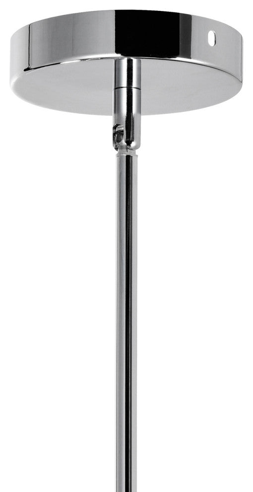 Bubbles 4 Light Drum Shade Mini Pendant With Chrome Finish