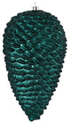 Vickerman N187262D 7" Sea Blue Matte Glitter Pinecone Christmas Ornament