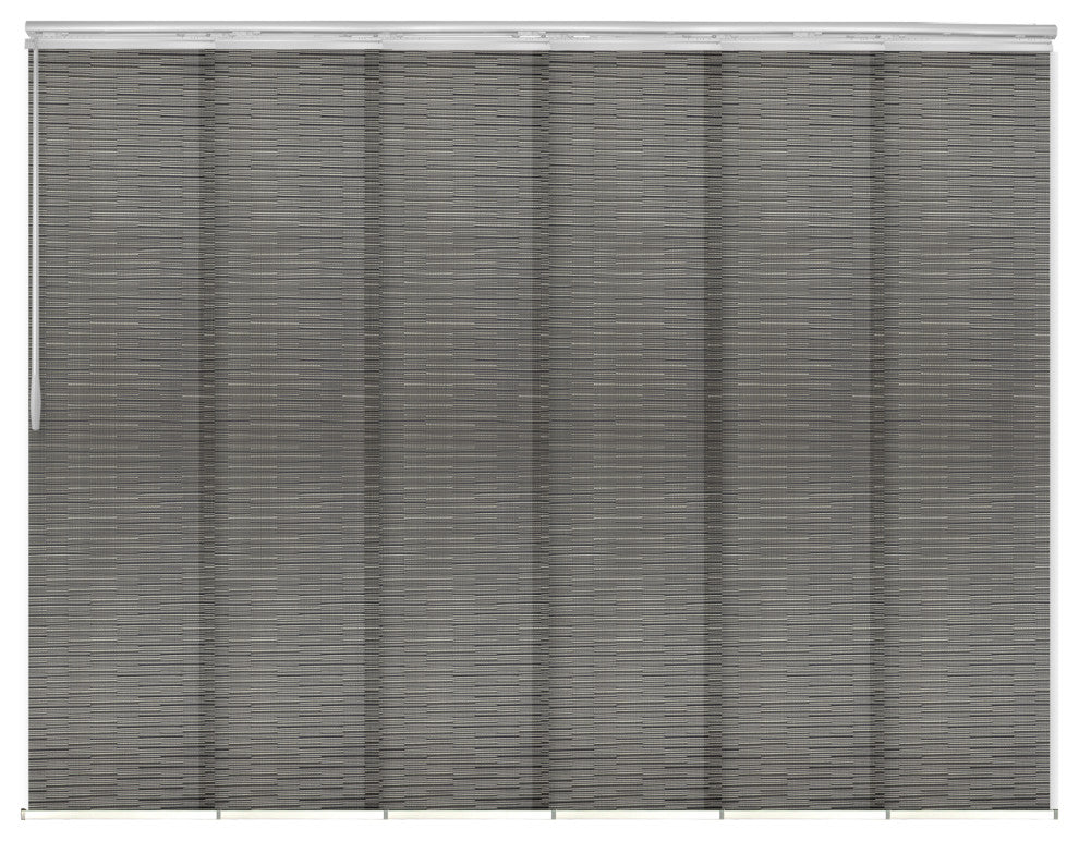 Kato 6-Panel Track Extendable Vertical Blinds 98-130"W
