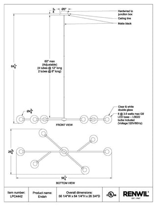 Endah Ceiling Fixture