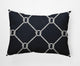 14x20" Ahoy! Nautical Decorative Indoor Pillow, Shark Blue