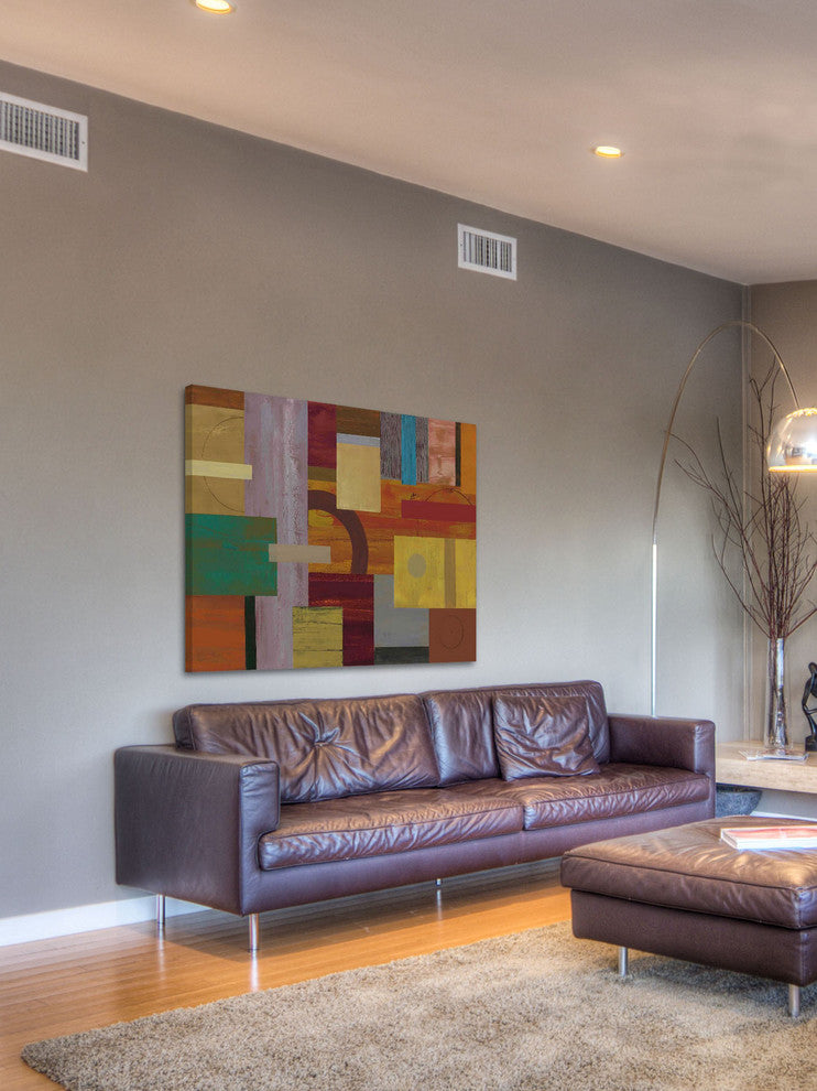 "Marsala Dreams I" Painting Print on Wrapped Canvas by Julie Joy