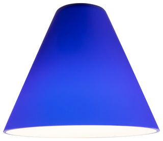 Inari Silk Martini Pendant Glass Shade, Cobalt