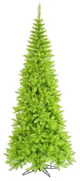 Vickerman Lime Fir Slim Artificial Christmas Tree