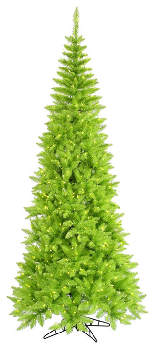 Vickerman Lime Fir Slim Artificial Christmas Tree