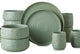 Stone by Mercer Project SHOSAI Stoneware 16 Piece Dinnerware Set, Sage
