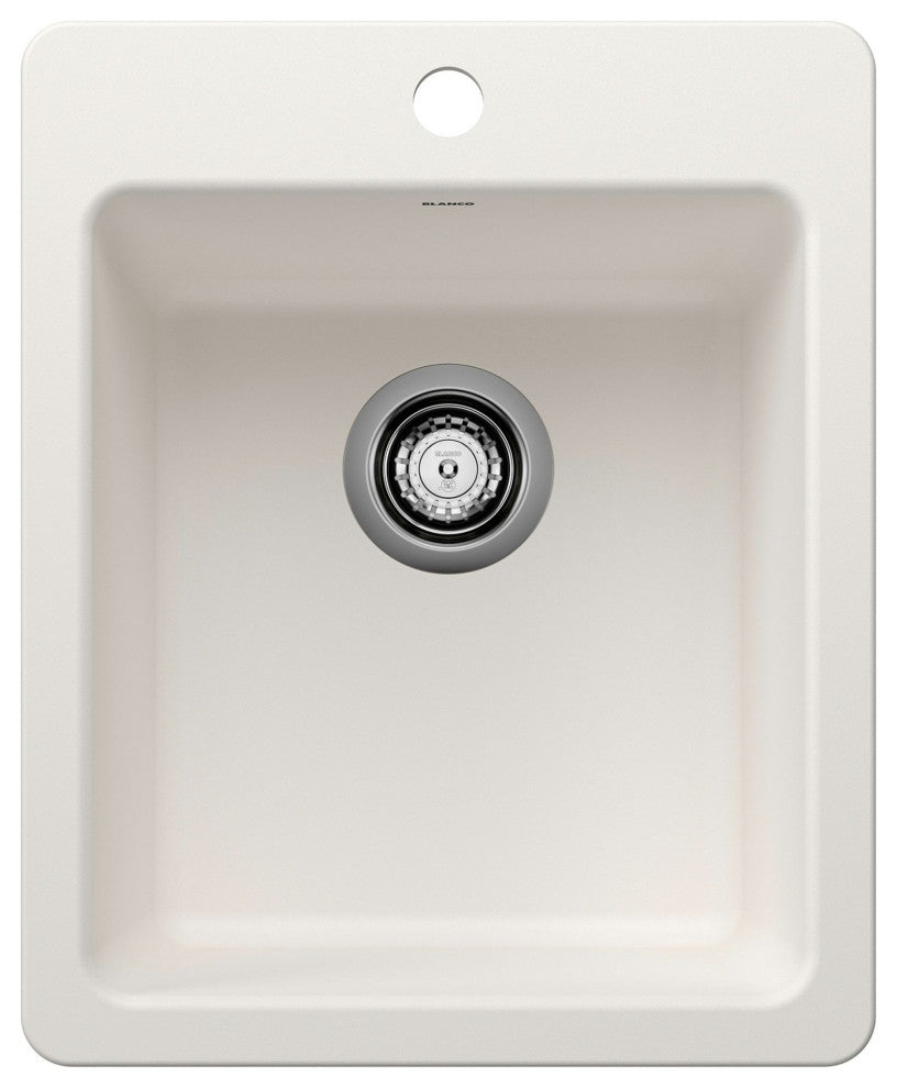 Blanco 443237 Liven 16-3/4" Drop-In/Undermount Single Basin - White