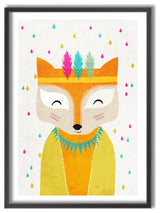 Kids Framed Art Print, The Rainmaker by Treechild, 24"x36", Framed