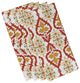 Bombay, Geometric Print Napkin, Coral, Set of 4
