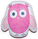 Owl Family Lady Owl Patchwork Decorative Throw Pillow