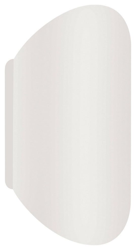 Remy 7" Outdoor LED Wall Sconce, White