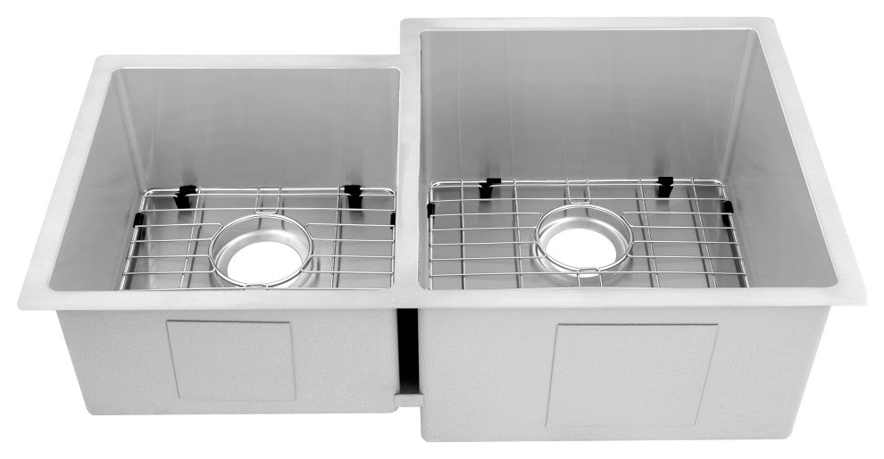 ZLINE 32 In. Under Mount Sink, Stainless Steel, Double Bowl, SRDL-32