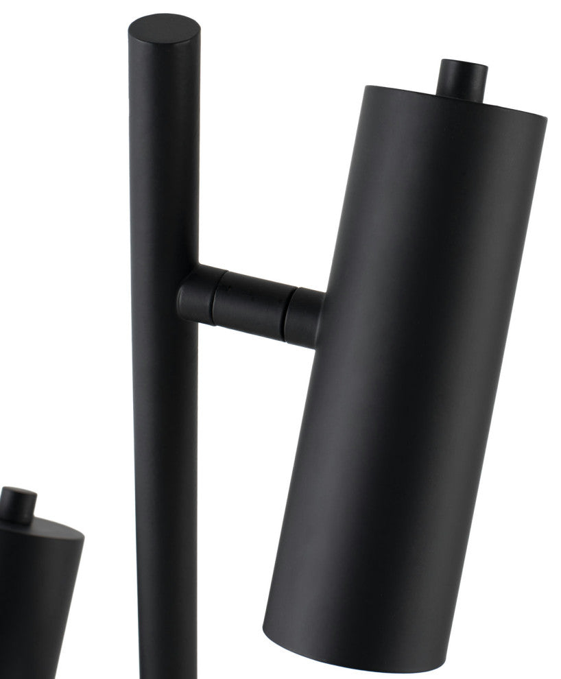 Dane Black Metal Table Lighting