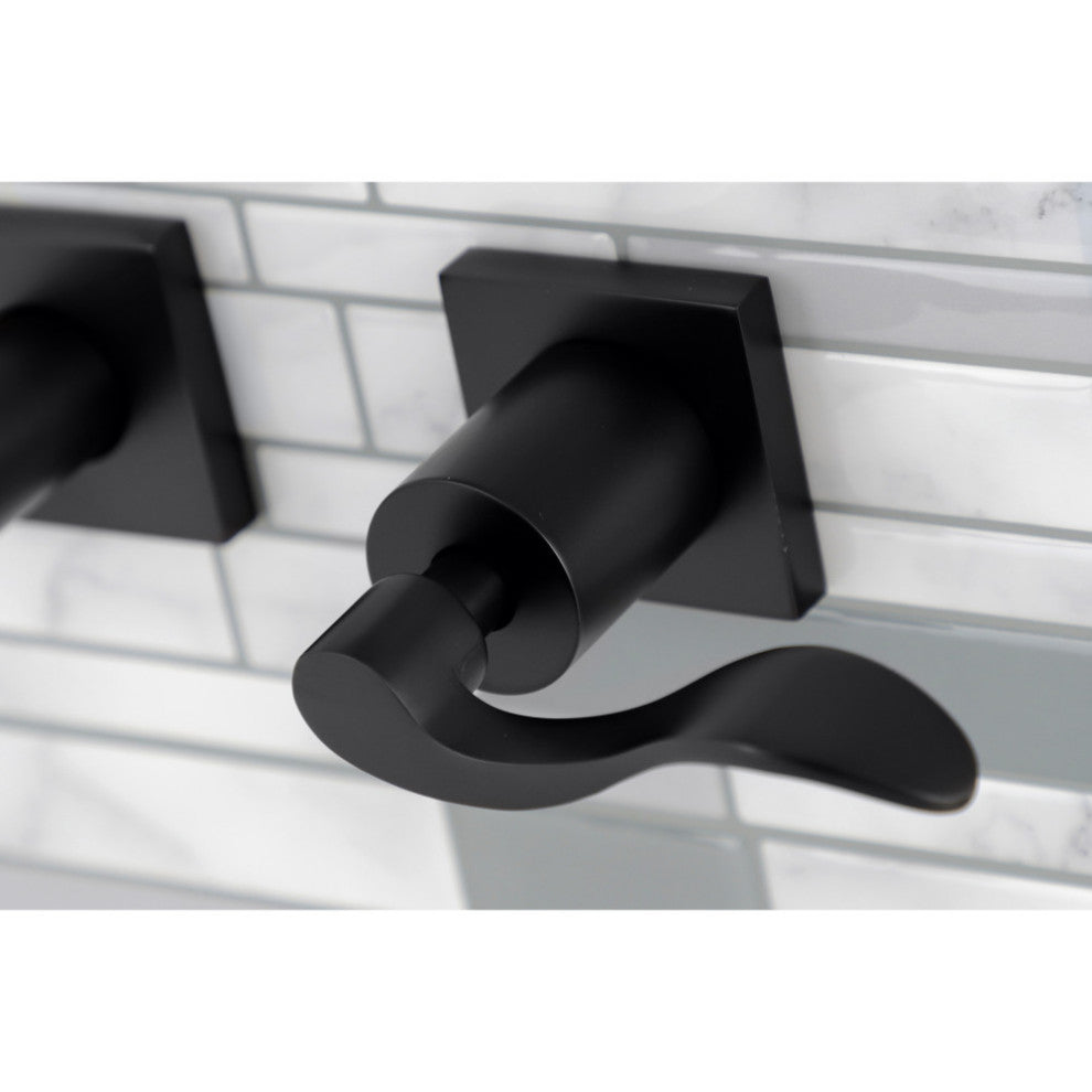 KS6020DFL Wall Mount Tub Faucet, Matte Black