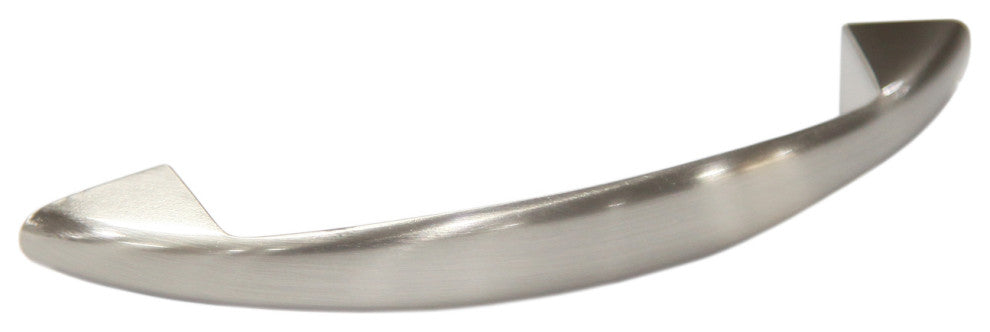 Mascot Hardware 3 in. CTC Satin Nickel Curve Drawer Pull - Pack of 10
