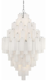 Crystorama Lighting Group ADD-319-WH Addis 20 Light 31"W Crystal - Polished