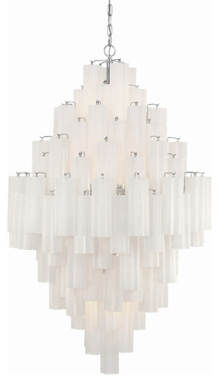 Crystorama Lighting Group ADD-319-WH Addis 20 Light 31"W Crystal - Polished