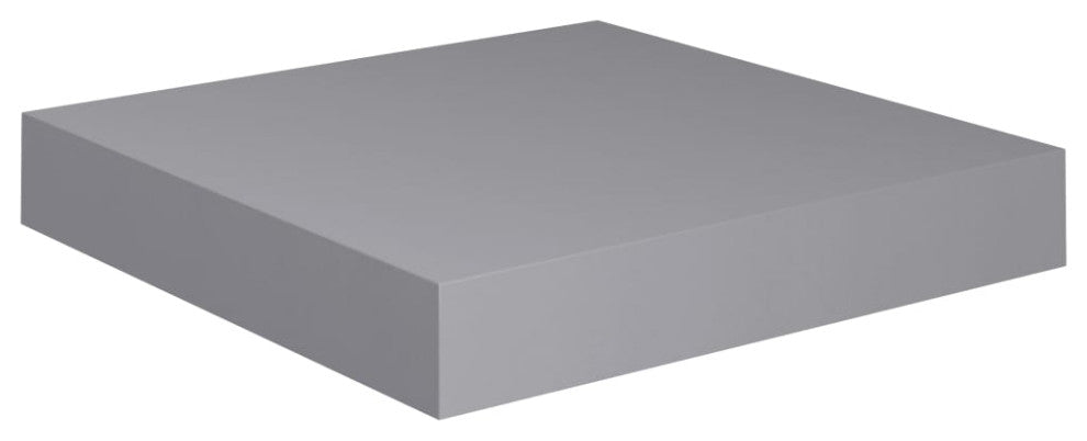 vidaXL Wall Shelf Floating Shelf Display Shelf for Book Wall Mounted Gray