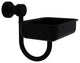 Foxtrot Wall Mounted Soap Dish, Matte Black