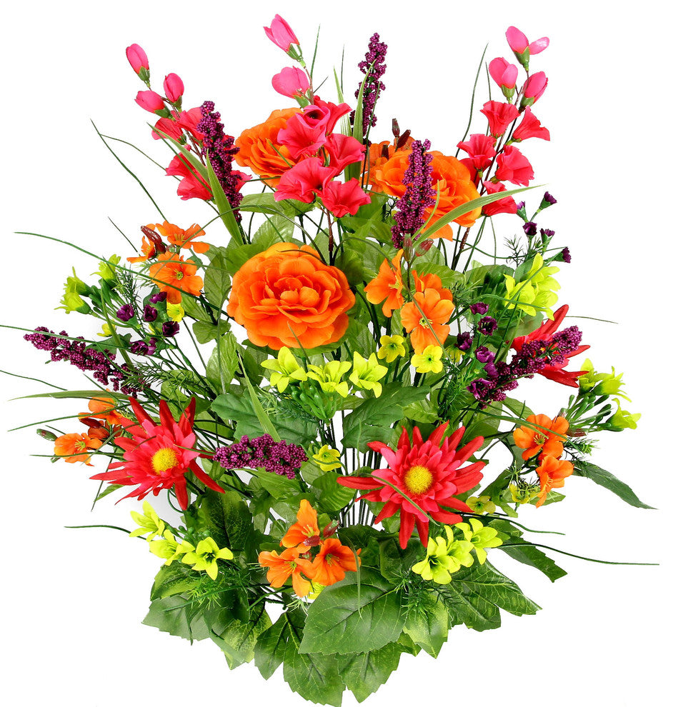 30 Stems Artificial Dahlia, Kiwi