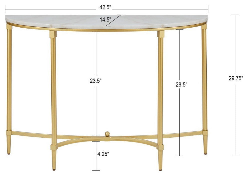 Madison Park Bordeaux Console Table