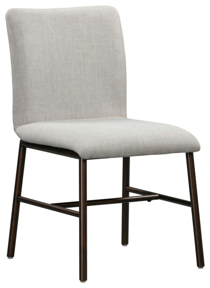 TOV Furniture Bushwick Taupe Upholstered Dining Chair (Set of 2)