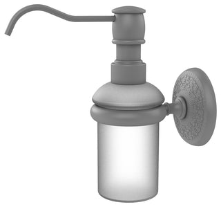 Monte Carlo Wall Mounted Soap Dispenser, Matte Gray