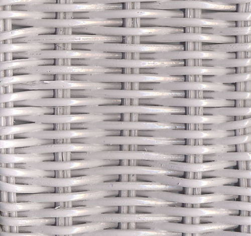 Gazebo Rocker, White, Callista-Stripe-Delft Fabric