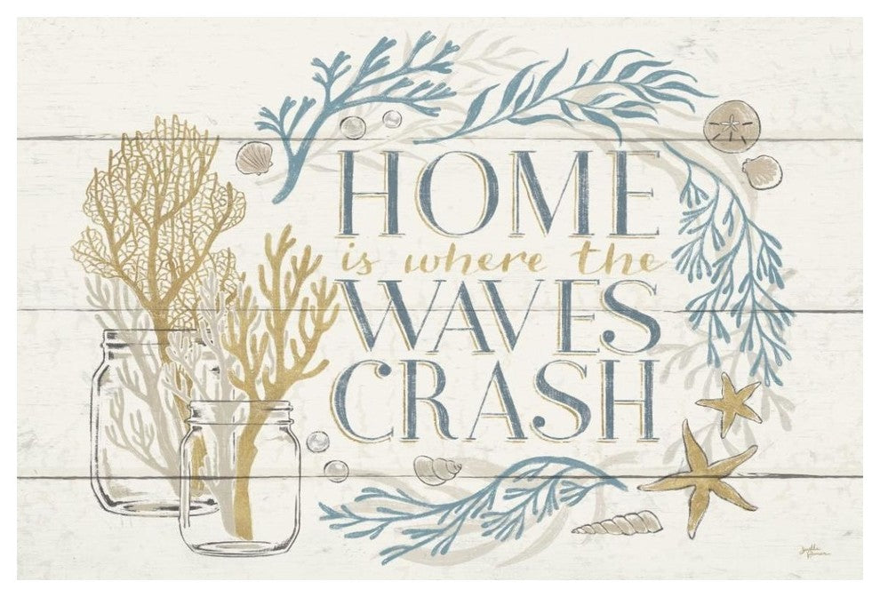 "Golden Sea I" Digital Paper Print by Janelle Penner, 50"x34"