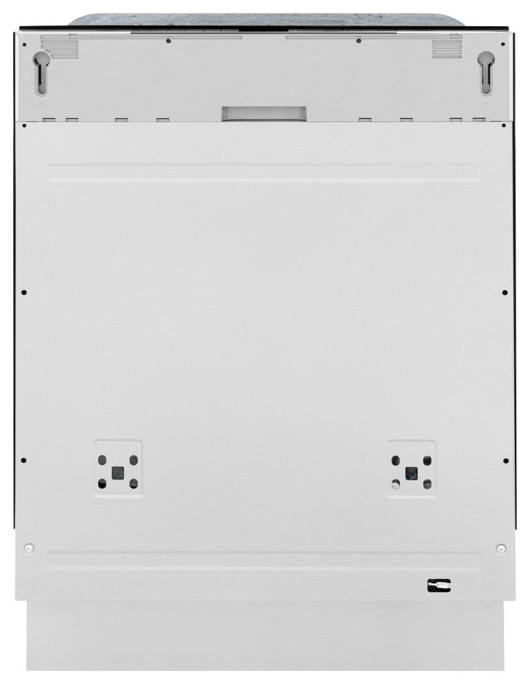 ZLINE Monument 24" Panel Ready Dishwasher With a Gold Handle, DWMTZ-24-G