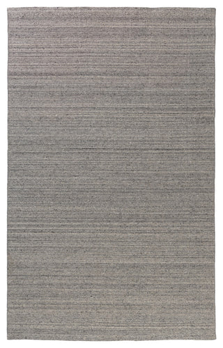 Zane Silver Industrial Solid Handwoven Wool/Cotton Indoor Area Rug