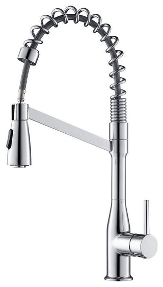 Largo Single Handle Pull Down Kitchen Faucet, Chrome