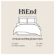 3-Piece HiEnd Accents Stella Faux Silk Velvet Quilt Set, Black, Queen