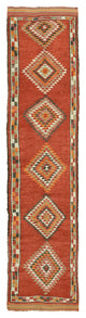 Rug N Carpet - Handmade Oriental 2' 10" x 11' 8" One-of-a-Kind Runner Rug